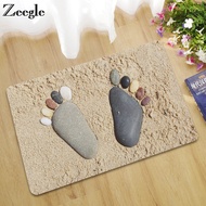 Stone Door Mats Rubber Entrance Doormat Water-absorbing Kitchen Carpet Anti-slip Bathroom Rug Floor 