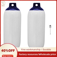2PCS Inflatable Boat Fender PVC Boat Anchor Fender Buoy Yacht Fenders UV Protection Ribbed Bumper Bo
