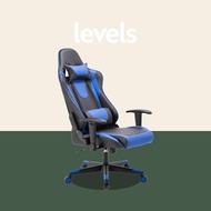 LEVELS Cygnus Ergonomic Gaming Chair (Commercial Grade) (High Back PVC Seat with Nylon Plastic Base)