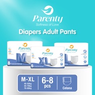 PARENTY - AdultPopok Pants Adhesive/ Adult Diaper Pants / Tape M8 M 8 / L7 L 7 / XL6 XL 6