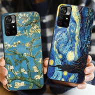 van gogh Glass Phone Case For Xiaomi POCO F3 F4 F5 M3 M4 M5 M6 4G X3 X4 GT NFC X5 X6 PRO 5G