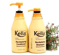 Combo dầu gội + dầu xả Kella phục hồi tóc hư hại (500ml/chai) Vàng