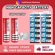CR2032 Battery Button Cell & Coin 3 Volt Long-Lasting & High Capacity CR2032/18650 Lithium Batteries