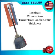 INSPIRASI STAINLESS STEEL WOK TURNER DOT HANDLE 1.0MM THICKNESS