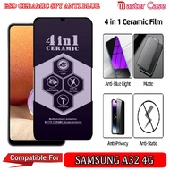 Tempered Glass SAMSUNG A32 4G Ceramic ESD Blue Anti SPY Screen Protector