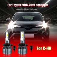หลอดไฟไฟหน้ารถมอเตอร์ไซค์แบบ Led 9012สำหรับ Toyota CHR CH-R 2016 2017 2018 2019ชิพไฟหน้ารถ LED ลำแสง