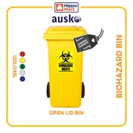 Biohazard Mobile Garbage Bin | MGB | 80L, 100L, 120L, 240L, 360L | Trash Bin | Medical Dustbin