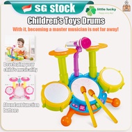 Adjustable Microphone Educational Instrument toy microphone drum set for kids educational toys for k