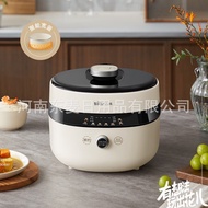 HY@ Bear Electric Pressure Cooker Household Multi-Functional Fast Cooking Smart Cooking Hot Pot Braising Frying Pan Elec
