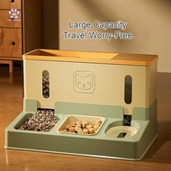 (The Bool's) TH-D016 Automatic Dog Cat Food and Drinking Place – Pet Feeder & Water Dispenser 2in1