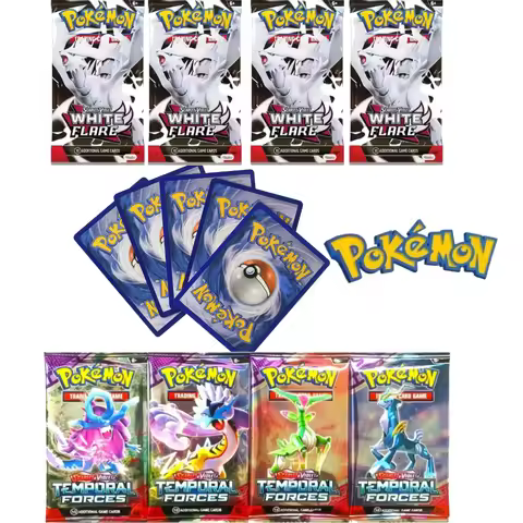 40 Pcs Pokemon Card Prismatic 151 Evolutions English Booster Battle Pokemon Card Game Carte Trading 