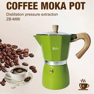 ( PRO+++ ) โปรแน่น.. Zboss Moka pot 6 Cup สีเขียว หม้อต้มกาแฟสด 6 คัพ ราคาสุดคุ้ม เครื่อง ชง กาแฟ เครื่อง ชง กาแฟ สด เครื่อง ชง กาแฟ แคปซูล เครื่อง ทํา กาแฟ