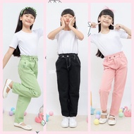 Poppy Boyfriend Kids Boyfriend Pants Cross Strap Jeans - iconic jeans