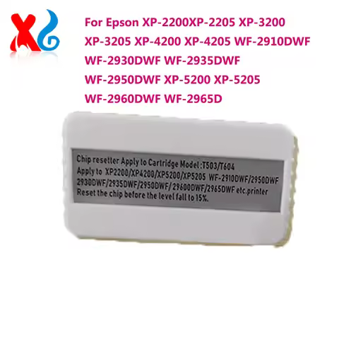 XP-2200 XP3200 T604 T503 T604XL Ink Cartridge Chip Resetter For Epson XP-2200 XP2205 3200 XP3205 XP4