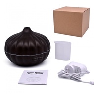 H11 - Wooden Pumpkin Essential Oil Humidifier 7 Color LED - 500ml Capacity