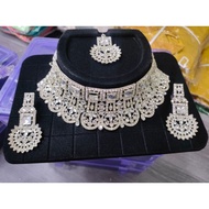 Indian choker necklace Indian choker set/ Indian necklace/ set Complete Indian jewelry/