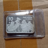 Perak Batangan Punakawan - 1 oz silver bar