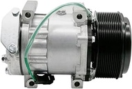 XZLYPMJAH SD7H15 AC Compressor Compatibie for Caterpillar 320D Excavator 24V SD7H156095 SD7H15-6095