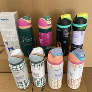 Owala Style Insulated Water Bottle Large Capacity 304 Stainless Steel Viral Sports Water Bottle