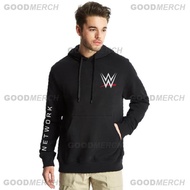 Black wwe network hoodie sweater jacket