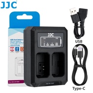JJC Sony Camera Battery Charger for NP-FW50 NPFW50 Replaces BC-TRW on ZVE10 ZV-E10 a7II a7RII a7SII 
