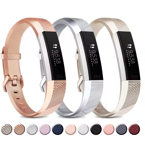 High Quality Soft Silicone Adjustable Band For Fitbit Alta HR Band Sport Wristband Strap Bracelet Fo