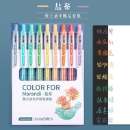 9 Cái/bộ Morandi Màu Gel Bút Được Đặt Chữ Ký Bút Nhiều Màu Bút Trung Lập