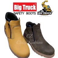 BIG TRUCK WOMEN SAFETY BOOTS # 311 # SAFETY SHOES LEATHER ZIP # KASUT KERJA SAFETY PEREMPUAN KULIT Z