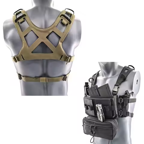 Tactical MK3 Chest Strap D3CRM Multicam Chest Rig Vest Airsoft Laser Cutting Combat Gear Carrier Str