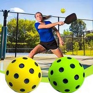 1pc Silent Pickleball, Silent Core High Elasticity Rebound, 74MM Silent Foam Soft Ball, Indoor And O