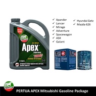 PERTUA APEX GASOLINE ENGINE OIL 4LITERS MITSUBISHI PACKAGE