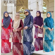 (XS-5XL) Baju Kurung Moden Batik Perdana,Baju Kurung Batik,Baju Kurung Murah,Baju Kurung Batik Plus 