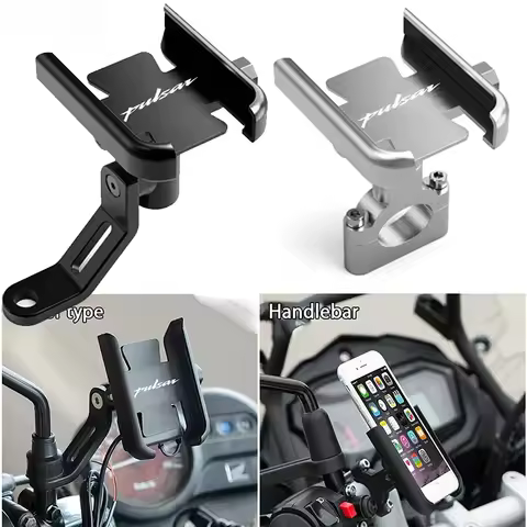 For Bajaj Pulsar N160 RS200 NS200 NS160 NS125 Pulsar 150 Motorcycle CNC Handlebar Mirror Mobile Phon