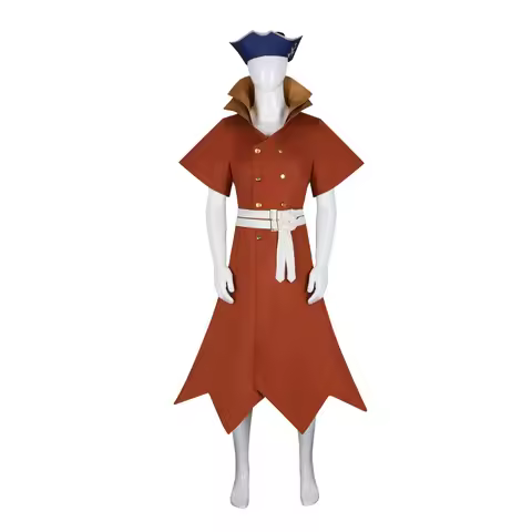 Anime Dr.Stone Cosplay Nanami Ryusui Cosplay Costumes Coat Hat Belt Nanami Ryusui Suit Wig Halloween