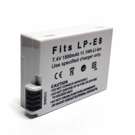 EOS LP-E8 Rechargeable Li-ion Battery for Canon EOS 550D 600D 650D 700D Rebel T2i EOS Kiss X4 X5 X6i