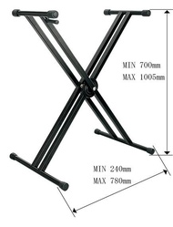 【送料無料】X型キーボードスタンド　KS5800