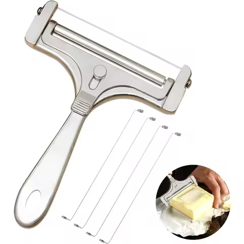 Adjustable Cheese Slicer Thickness Butter Cutter Soft and Semi-Hard Kitchen Cooking Cheddar Grater S
