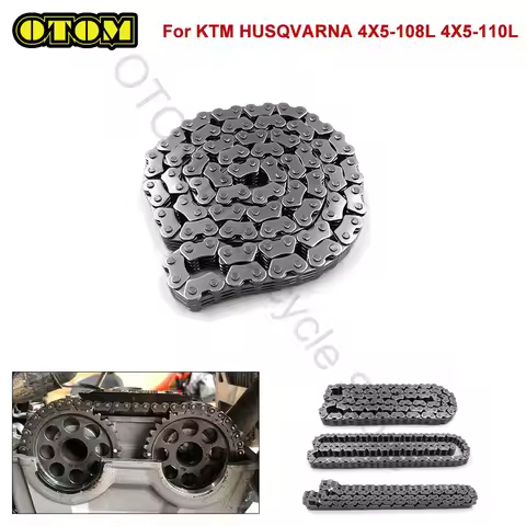 For KTM HUSQVARNA 4X5-108/110L Motorcycle Engine Camshaft Timing Chain SXF EXCF XCFW SMR FC FE FX FS