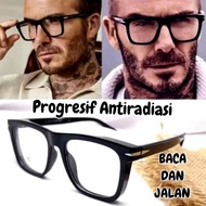 DAVID BECKHAM PROGRESSIVE PHOTOCHROMIC GLASSES, READING AND WALKING, FRAME 7000