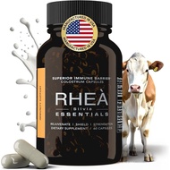 Rhea Bovine Colostrum Supplement for Women, Colostrum Capsules for Gut Health, Digestion, Bloating, 