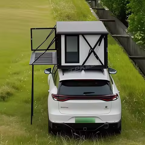 Electric roof tent hard lift self-driving tour fully automatic folding suv tank 3500 car sleeping to