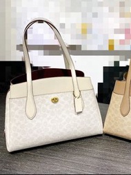 COACH Lora Carryall In Signature Canvas 蔻馳 台灣專櫃款 Lora 單肩手提包 89576