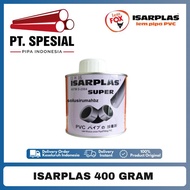 Lem Pipa ISARPLAS / Lem Pipa PVC / Lem Paralon Kaleng 400Grm 100 Dus - 13