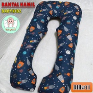 Bantal Hamil 120x70 cm / Bantal Ibu Hamil Isi 100% Silikon Hcs– Empuk Adem & Nyaman Tidu