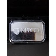 Silver bar 1 Oz 999 Kitco