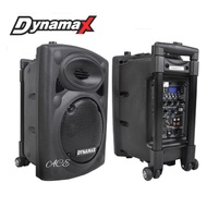 PRO800A Dynamax Portable PA System 8"Speaker with 2 Wireless Mic