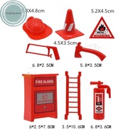 bigbigstore 8 Fire Tools Toy Accessories Play Home Miniature Doll House Safety Protection Fire Appliances Display sg