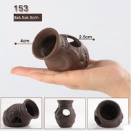 Ceramic Cave, Pleco Cave - Ceramic shrimp utensils (many models., next)