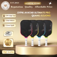 Sypik Avatar Ultimate Pro Quang Duong | Pickleball Paddle, Premium | Raw Carbon, SYCORE All-Foam