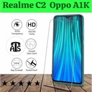 TEMPERED GLASS OPPO A1K REALME C2/ clear glass TEMPERED GLASS OPPO A1K REALME C2 tempered glass oppo